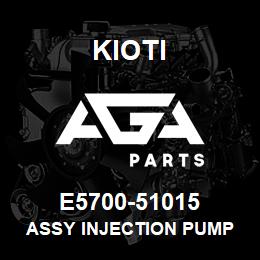 E5700-51015 Kioti ASSY INJECTION PUMP DNR V | AGA Parts