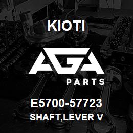 E5700-57723 Kioti SHAFT,LEVER V | AGA Parts