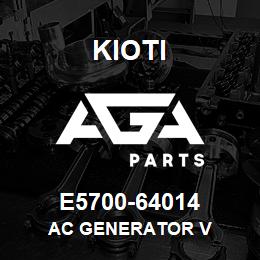 E5700-64014 Kioti AC GENERATOR V | AGA Parts