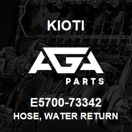 E5700-73342 Kioti HOSE, WATER RETURN | AGA Parts