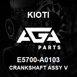 E5700-A0103 Kioti CRANKSHAFT ASSY V | AGA Parts