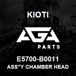 E5700-B0011 Kioti ASS'Y CHAMBER HEAD CYLINDER | AGA Parts