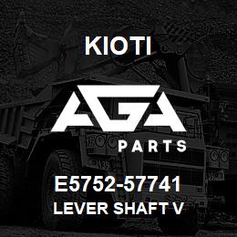 E5752-57741 Kioti LEVER SHAFT V | AGA Parts