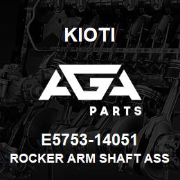 E5753-14051 Kioti ROCKER ARM SHAFT ASSY | AGA Parts