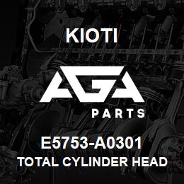 E5753-A0301 Kioti TOTAL CYLINDER HEAD ASSY V | AGA Parts