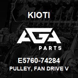 E5760-74284 Kioti PULLEY, FAN DRIVE V | AGA Parts