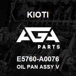 E5760-A0076 Kioti OIL PAN ASSY V | AGA Parts