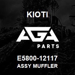 E5800-12117 Kioti ASSY MUFFLER | AGA Parts