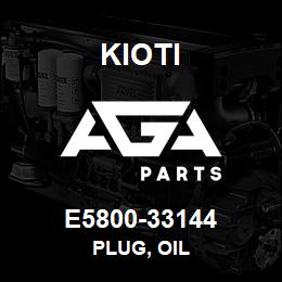 E5800-33144 Kioti PLUG, OIL | AGA Parts