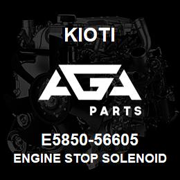 E5850-56605 Kioti ENGINE STOP SOLENOID GUIDE V | AGA Parts