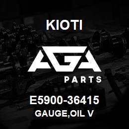 E5900-36415 Kioti GAUGE,OIL V | AGA Parts