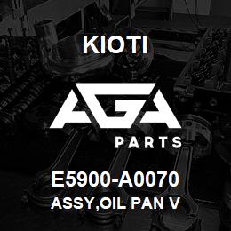 E5900-A0070 Kioti ASSY,OIL PAN V | AGA Parts