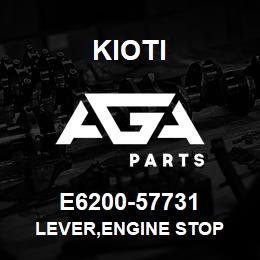 E6200-57731 Kioti LEVER,ENGINE STOP | AGA Parts