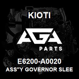 E6200-A0020 Kioti ASS'Y GOVERNOR SLEEVE V | AGA Parts