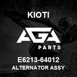 E6213-64012 Kioti ALTERNATOR ASSY | AGA Parts