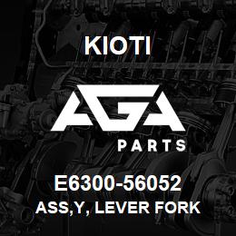 E6300-56052 Kioti ASS,Y, LEVER FORK | AGA Parts