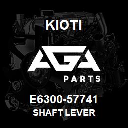 E6300-57741 Kioti SHAFT LEVER | AGA Parts