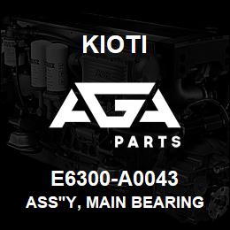 E6300-A0043 Kioti ASS'Y, MAIN BEARING CASE 1 | AGA Parts