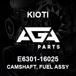 E6301-16025 Kioti CAMSHAFT, FUEL ASSY V | AGA Parts