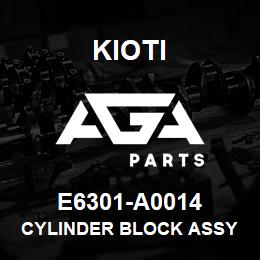 E6301-A0014 Kioti CYLINDER BLOCK ASSY (~337000630) | AGA Parts