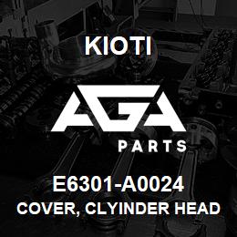 E6301-A0024 Kioti COVER, CLYINDER HEAD V | AGA Parts