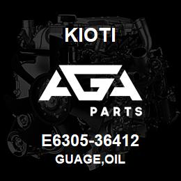 E6305-36412 Kioti GUAGE,OIL | AGA Parts