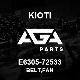 E6305-72533 Kioti BELT,FAN | AGA Parts