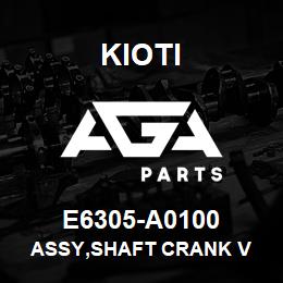 E6305-A0100 Kioti ASSY,SHAFT CRANK V | AGA Parts