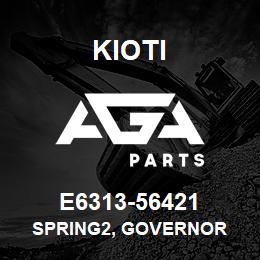 E6313-56421 Kioti SPRING2, GOVERNOR | AGA Parts