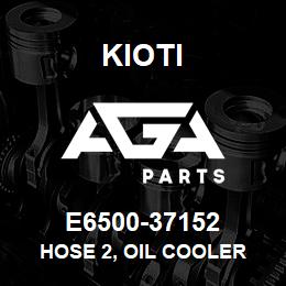 E6500-37152 Kioti HOSE 2, OIL COOLER | AGA Parts