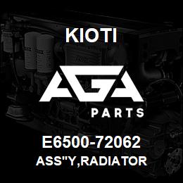 E6500-72062 Kioti ASS'Y,RADIATOR | AGA Parts