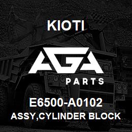 E6500-A0102 Kioti ASSY,CYLINDER BLOCK | AGA Parts