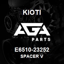 E6510-23252 Kioti SPACER V | AGA Parts