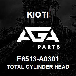 E6513-A0301 Kioti TOTAL CYLINDER HEAD ASSY V | AGA Parts