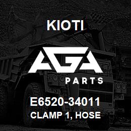 E6520-34011 Kioti CLAMP 1, HOSE | AGA Parts