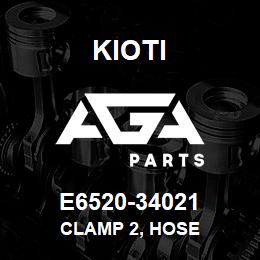 E6520-34021 Kioti CLAMP 2, HOSE | AGA Parts