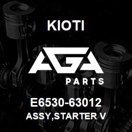 E6530-63012 Kioti ASSY,STARTER V | AGA Parts