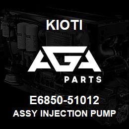 E6850-51012 Kioti ASSY INJECTION PUMP V | AGA Parts