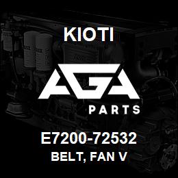 E7200-72532 Kioti BELT, FAN V | AGA Parts