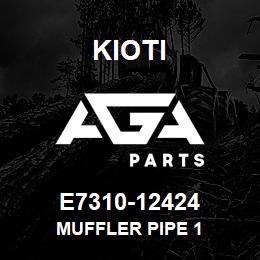 E7310-12424 Kioti MUFFLER PIPE 1 | AGA Parts