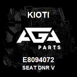 E8094072 Kioti SEAT DNR V | AGA Parts