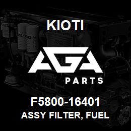 F5800-16401 Kioti ASSY FILTER, FUEL | AGA Parts