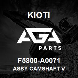 F5800-A0071 Kioti ASSY CAMSHAFT V | AGA Parts