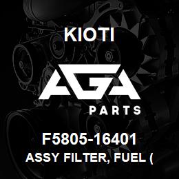 F5805-16401 Kioti ASSY FILTER, FUEL ( USE F5805-16402 ) DNR V | AGA Parts