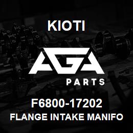 F6800-17202 Kioti FLANGE INTAKE MANIFOLD V | AGA Parts