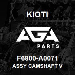 F6800-A0071 Kioti ASSY CAMSHAFT V | AGA Parts