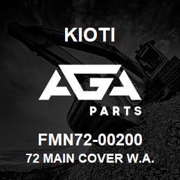 FMN72-00200 Kioti 72 MAIN COVER W.A. | AGA Parts