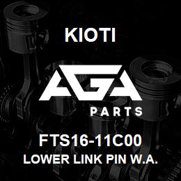 FTS16-11C00 Kioti LOWER LINK PIN W.A. V | AGA Parts