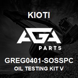 GREG0401-SOSSPC Kioti OIL TESTING KIT V | AGA Parts