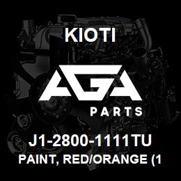 J1-2800-1111TU Kioti PAINT, RED/ORANGE (1/2 OZ. TOUCHUP) 2004/- | AGA Parts